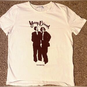 ZARA Women's Epitome Of Cool Graphic T-Shirt Womans Sm Great condition No flaws